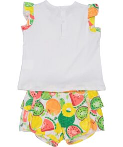 Alternative view of Completo frutta in cotone due pezzi maglia e pantaloncino Birba
