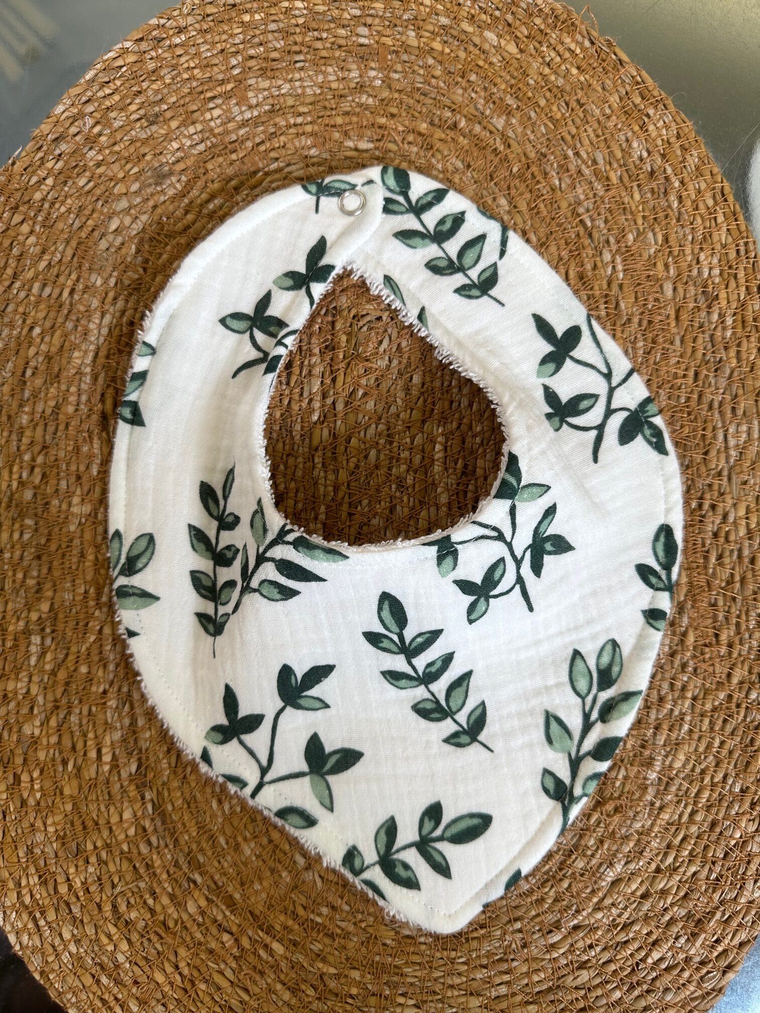 Bavetta bandana Foglie Verdi