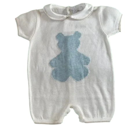 Pagliaccetto in filo di scozia orsetto Primodì