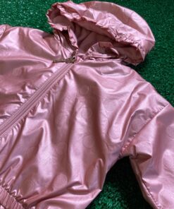 Alternative view of Giacca mezza stagione rosa Mini Birba