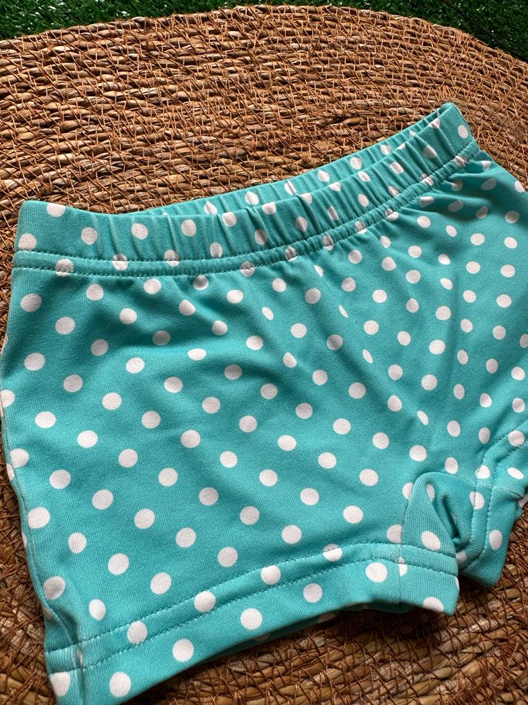 Costume bimbo celeste a pois Sardon - immagine 2