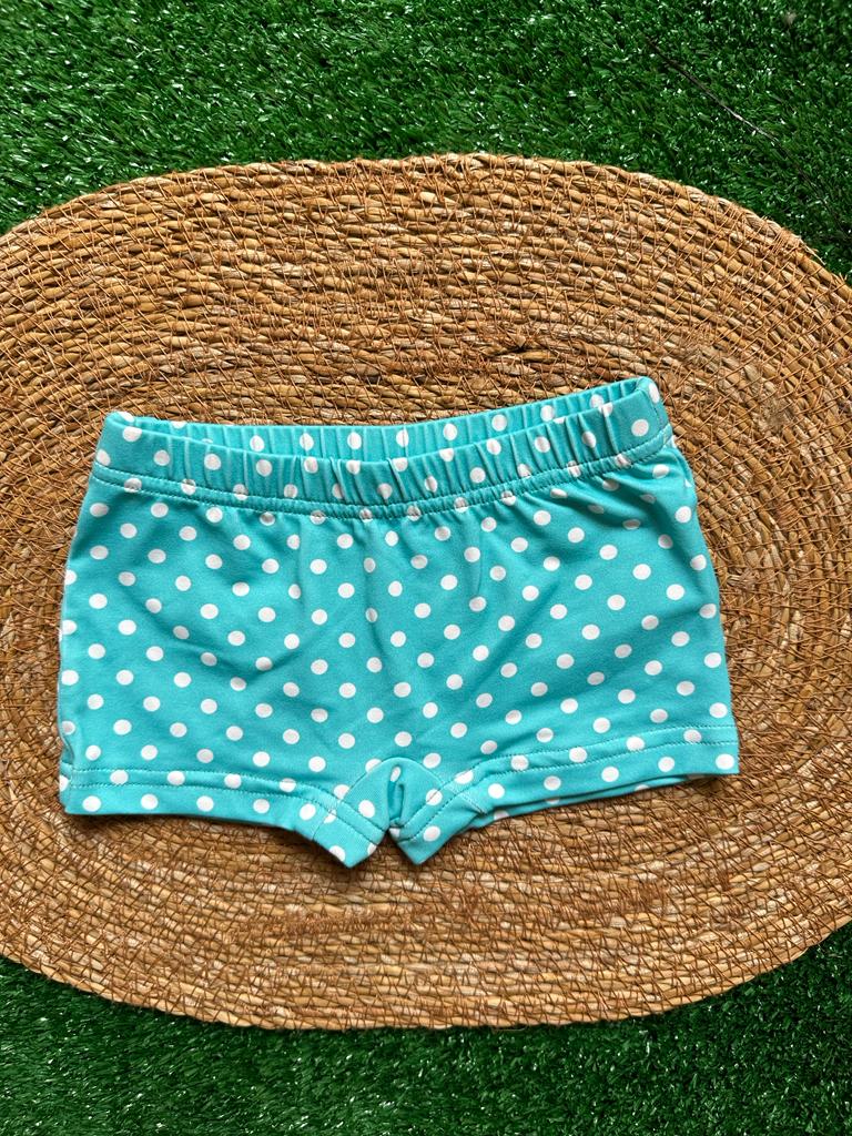 Costume bimbo celeste a pois Sardon