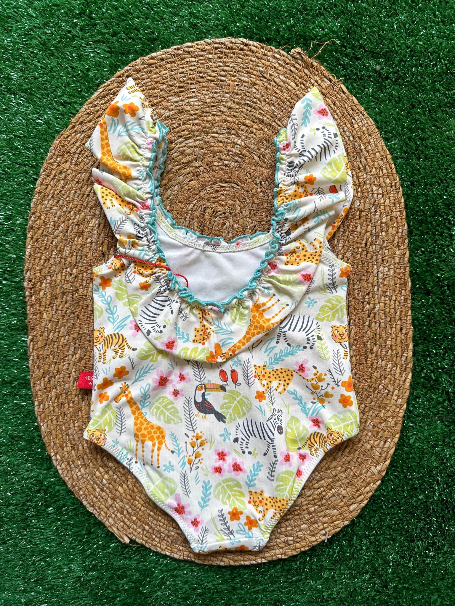 Costume intero bimba Condor con animaletti - immagine 2