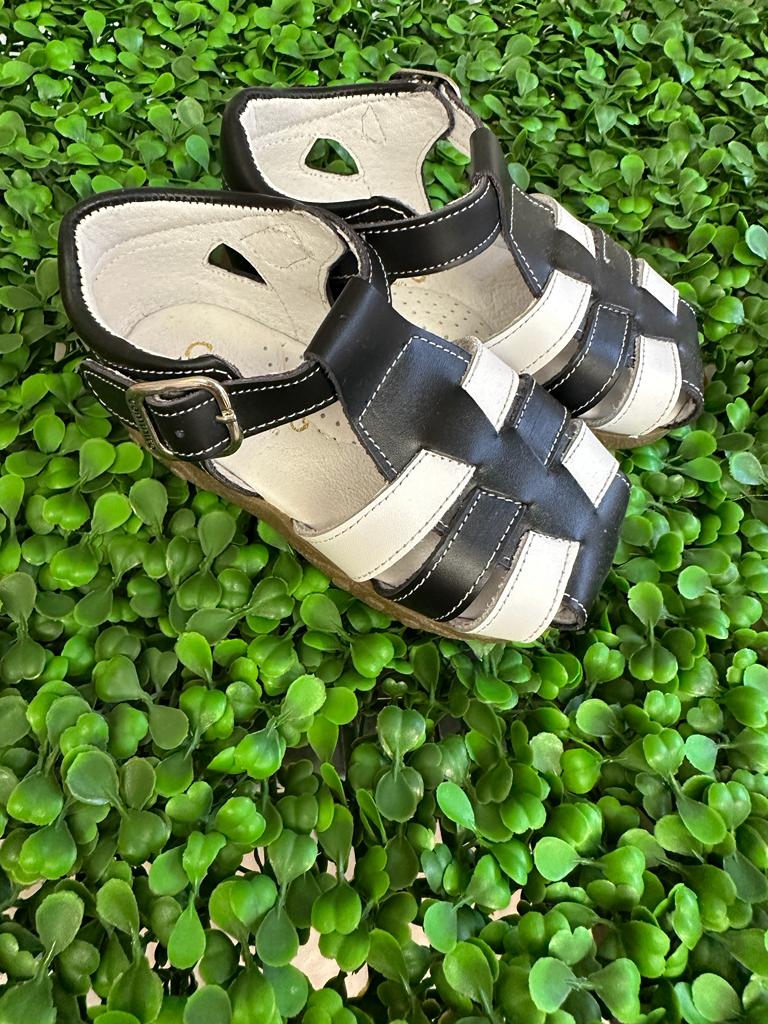 Sandaletto blu e bianco Caminito - immagine 2