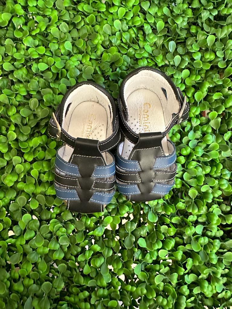 Sandaletto blu e azzurro Caminito