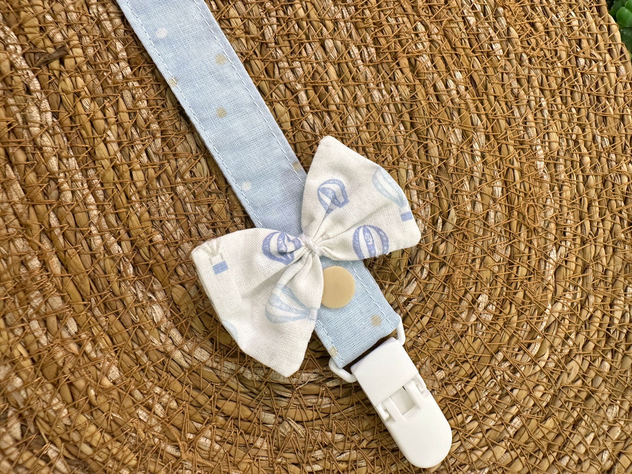 Catenella ciuccio fiocco - immagine 2