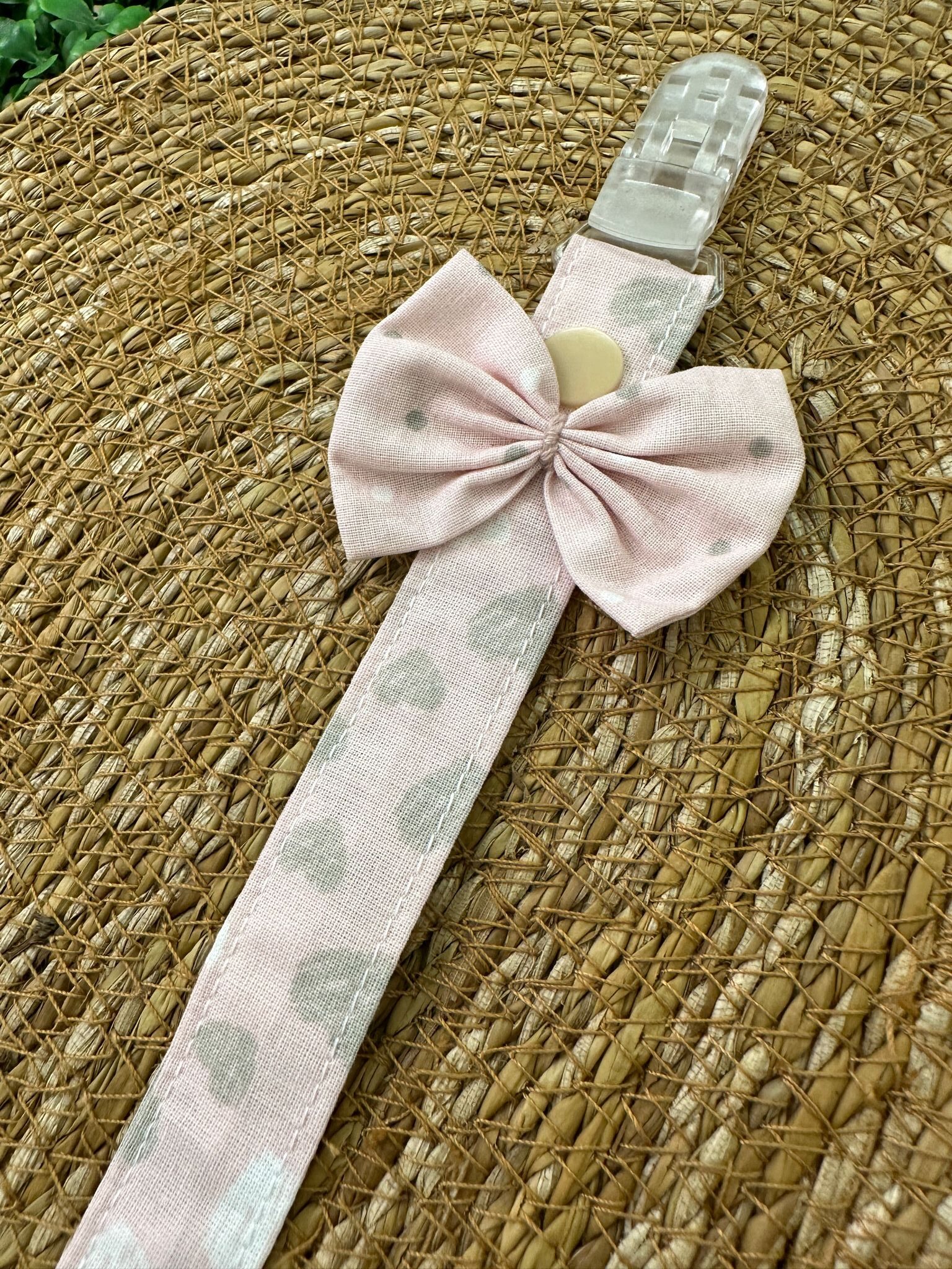 Catenella ciuccio fiocco - immagine 2