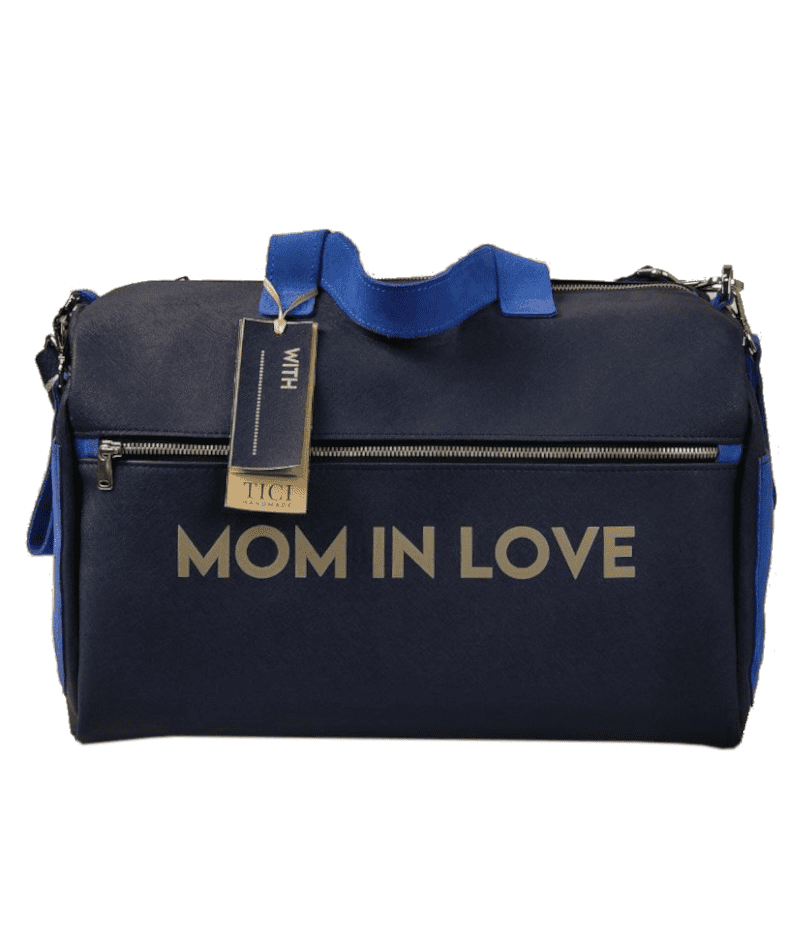 Borsa artigianale TICI handemade blu e azzurra