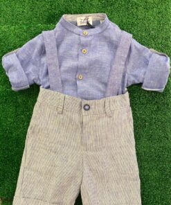 Completo Ambarabà blu denim