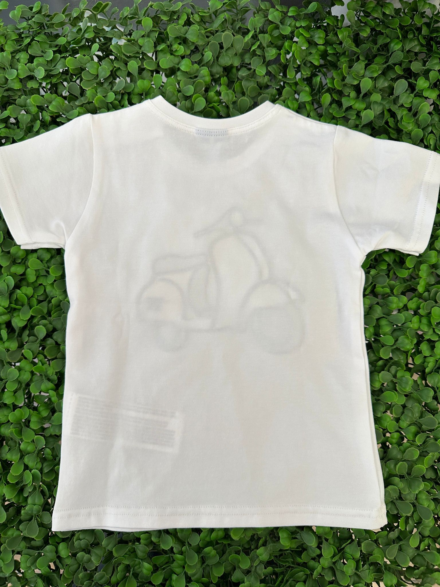 T-shirt bianca Sardon con Vespa - immagine 3