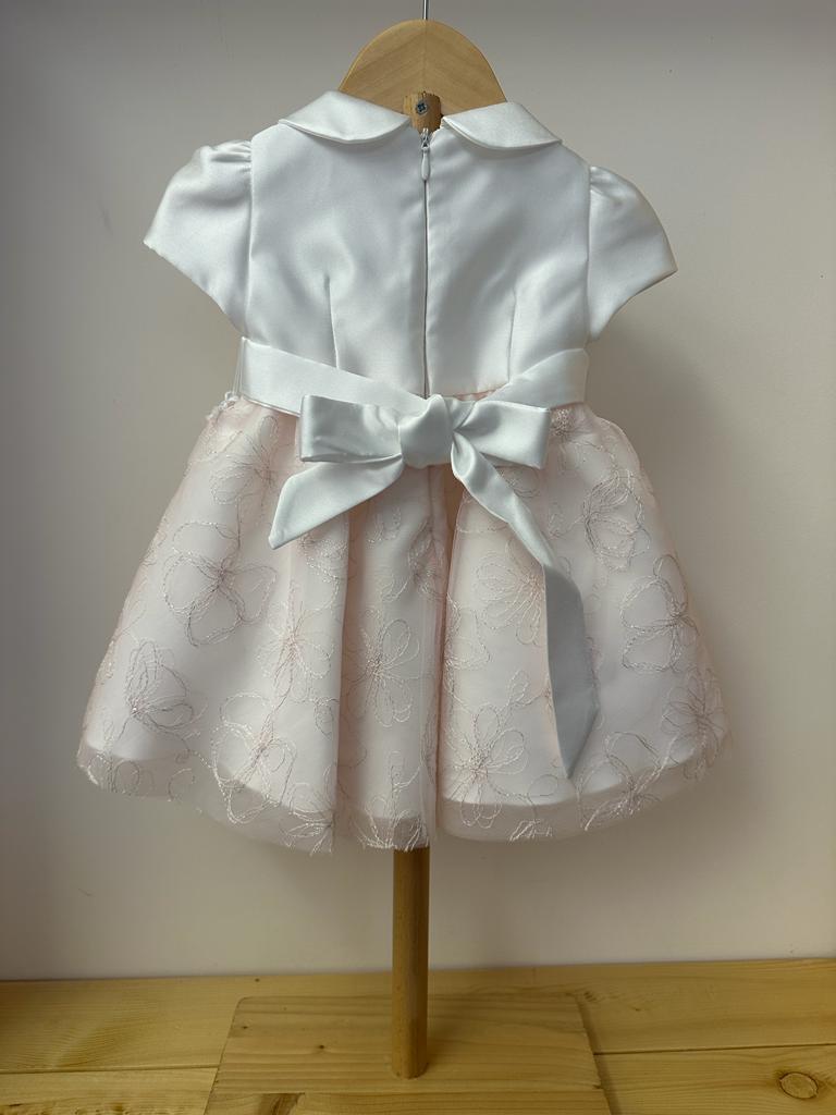 Abito rosa e bianco Ambarabà - immagine 3