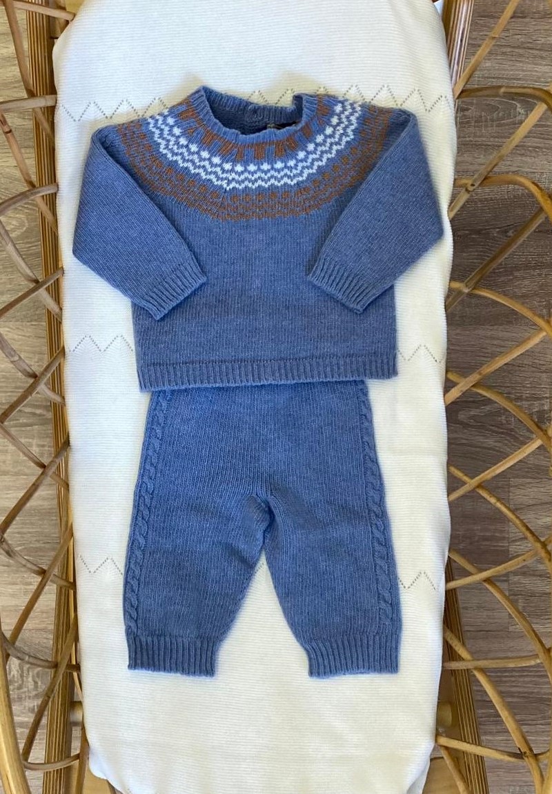 Completo 2 pezzi blu Wedoble