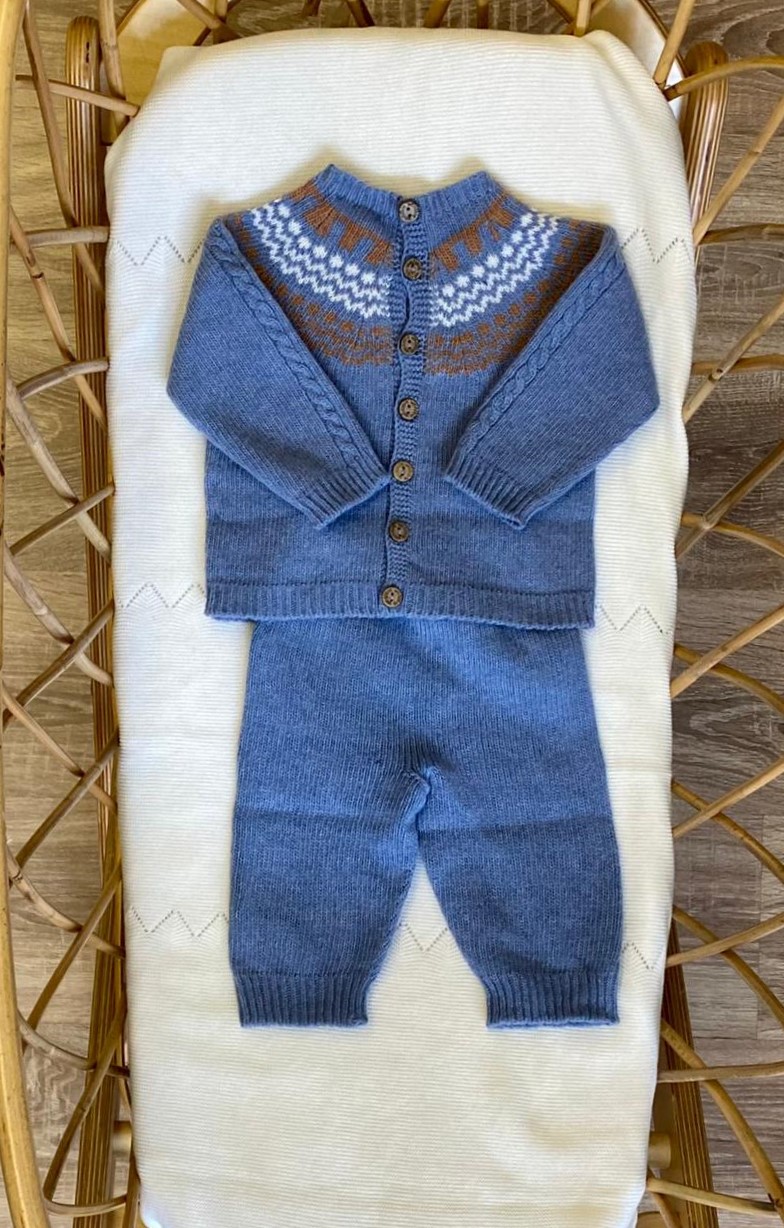 Completo 2 pezzi blu Wedoble - immagine 4