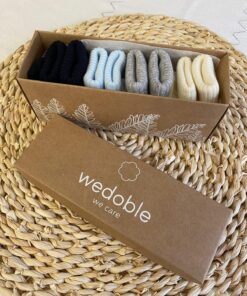 Box da 4 paia di calzini per lui Wedoble