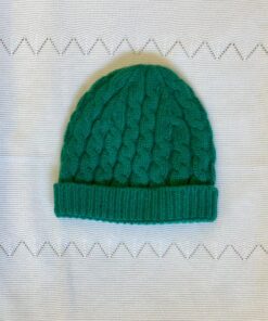 Cappellino trecce verde Wedoble