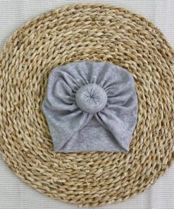 Turbante colore grigio