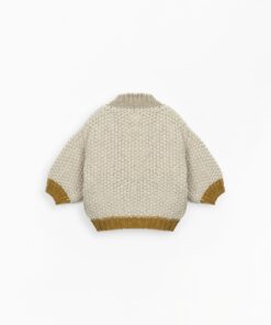 Alternative view of Cardigan tortora e lime Play Up