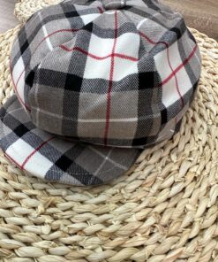 Alternative view of Cappellino basco Tartan Petit