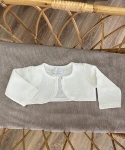 Cardigan corto con bottoncino gioiello Ambarabà