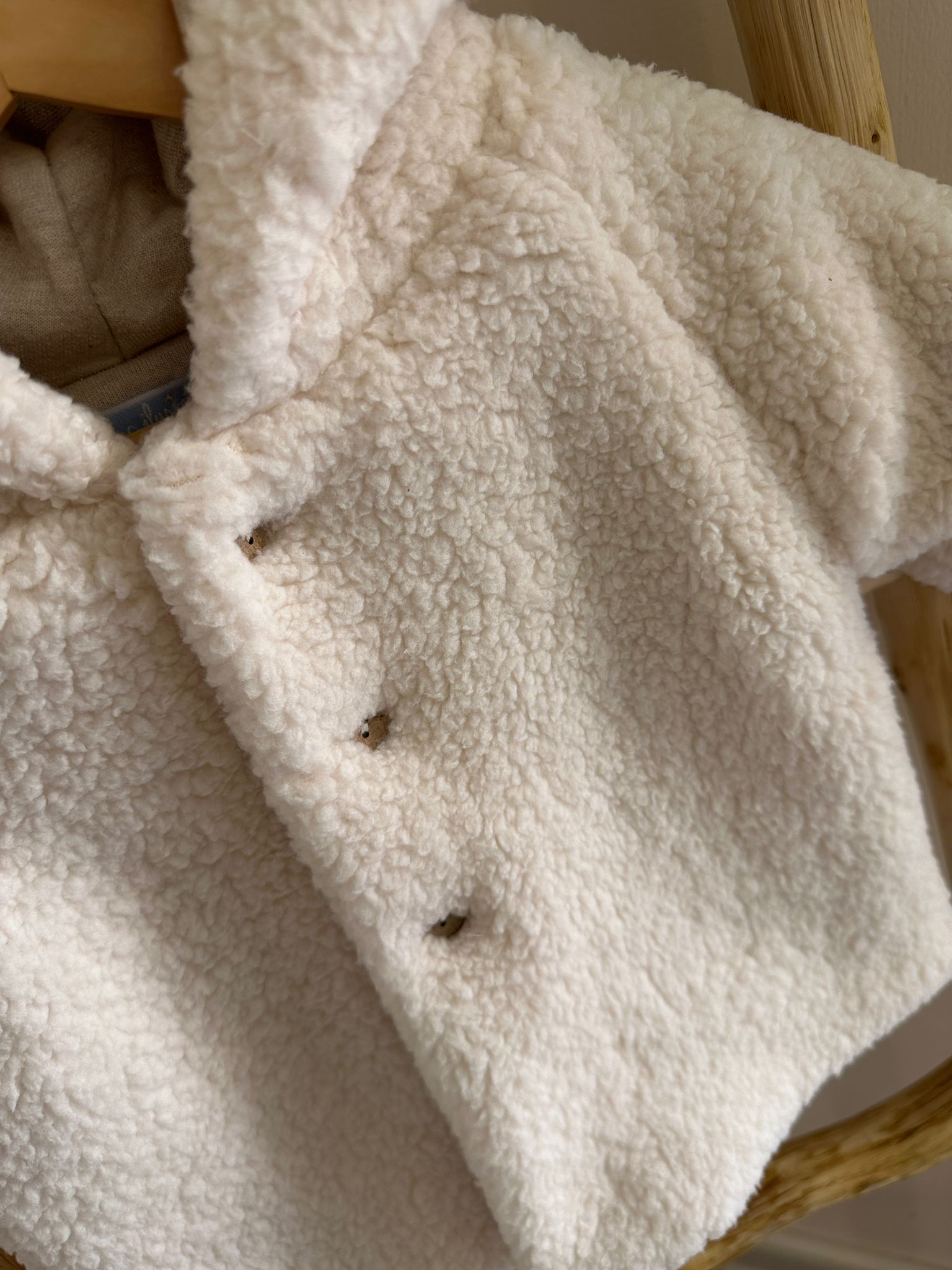 Cappotto con cappuccio panna Mac Ilusion - immagine 3