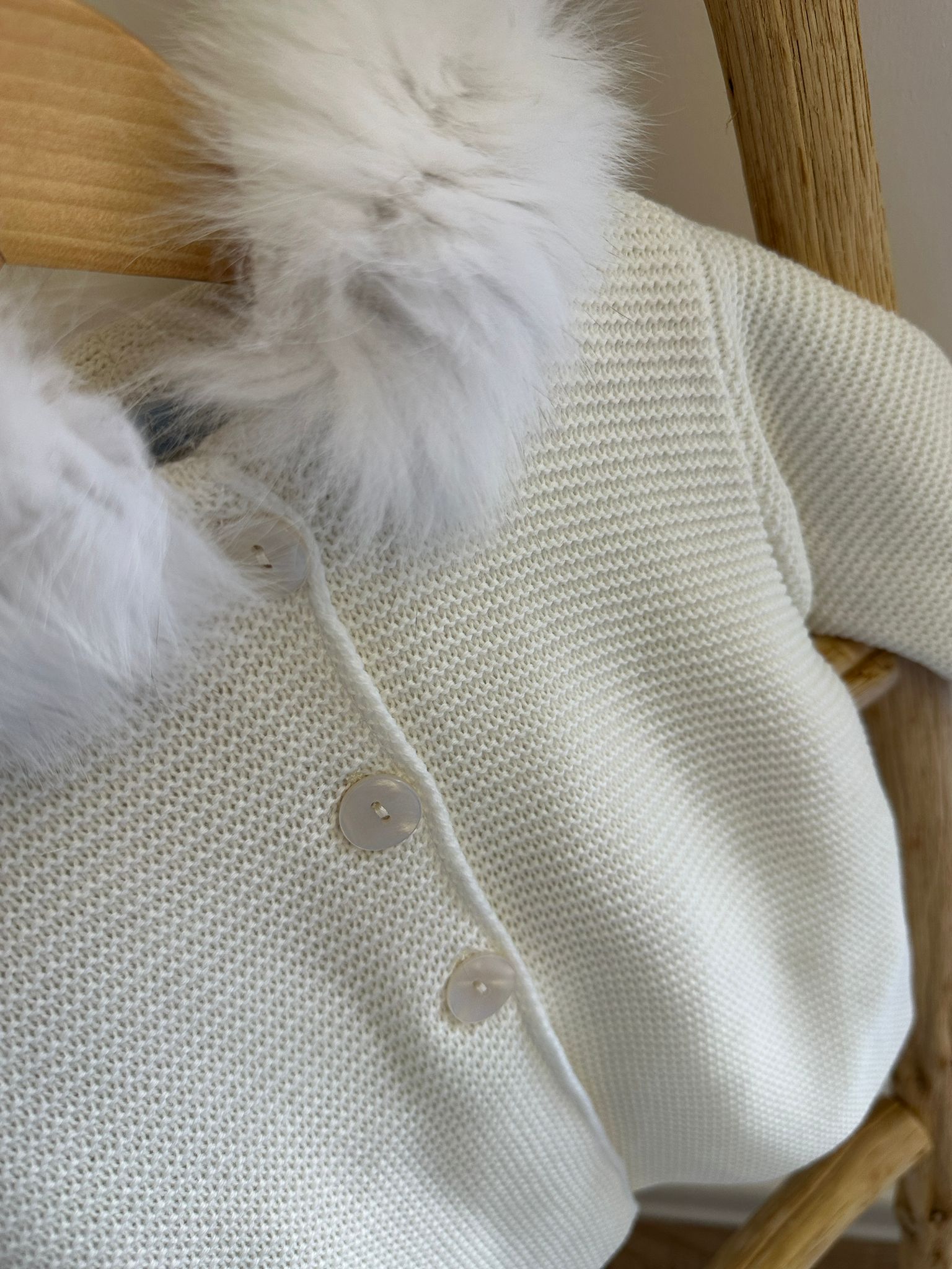 Cappottino Mac Ilusion bianco con cappuccio - immagine 2