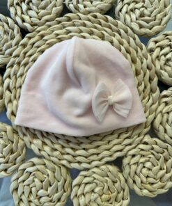 Berretto rosa fiocco creponne Story Loris