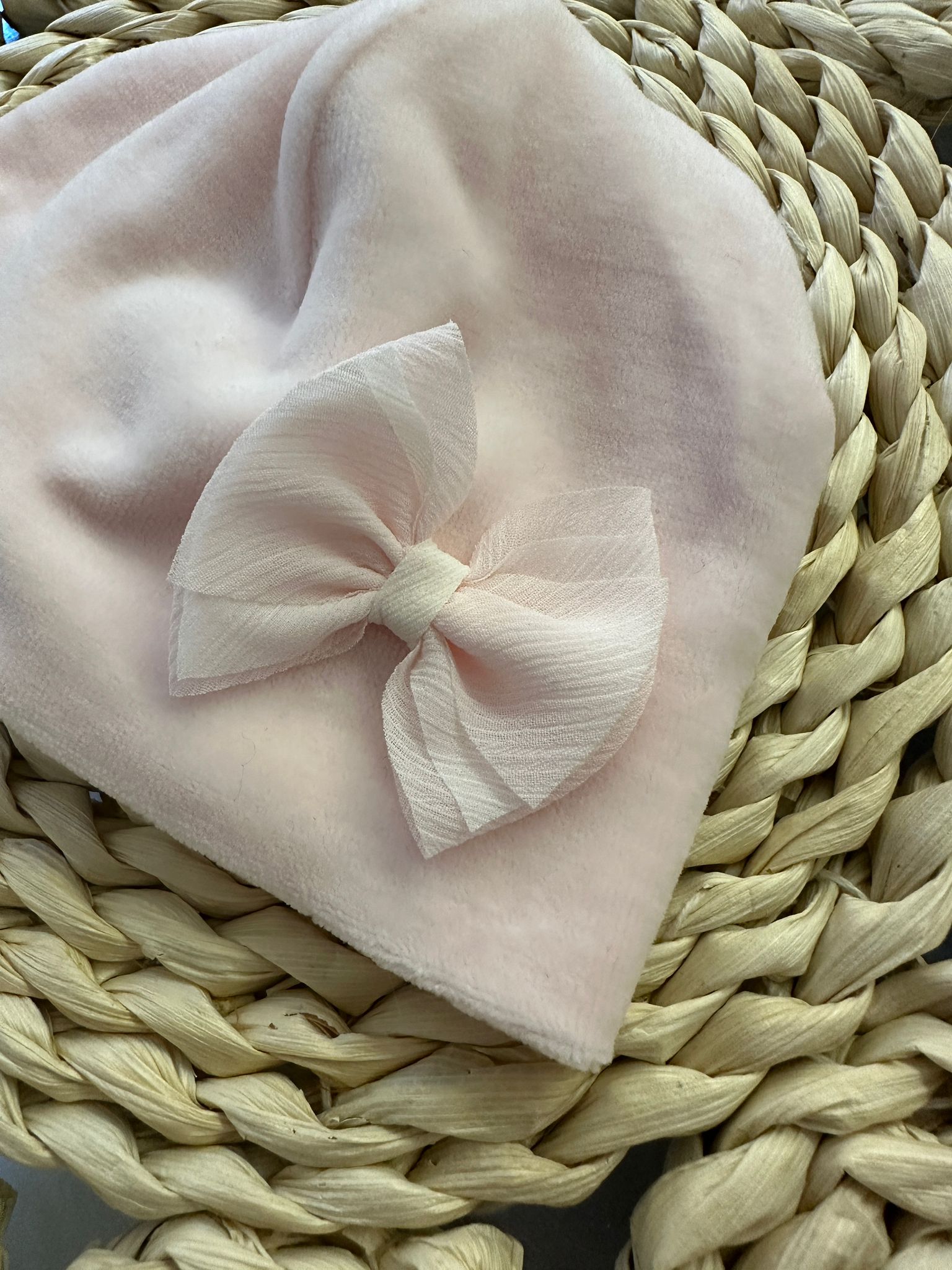 Berretto rosa fiocco creponne Story Loris - immagine 2