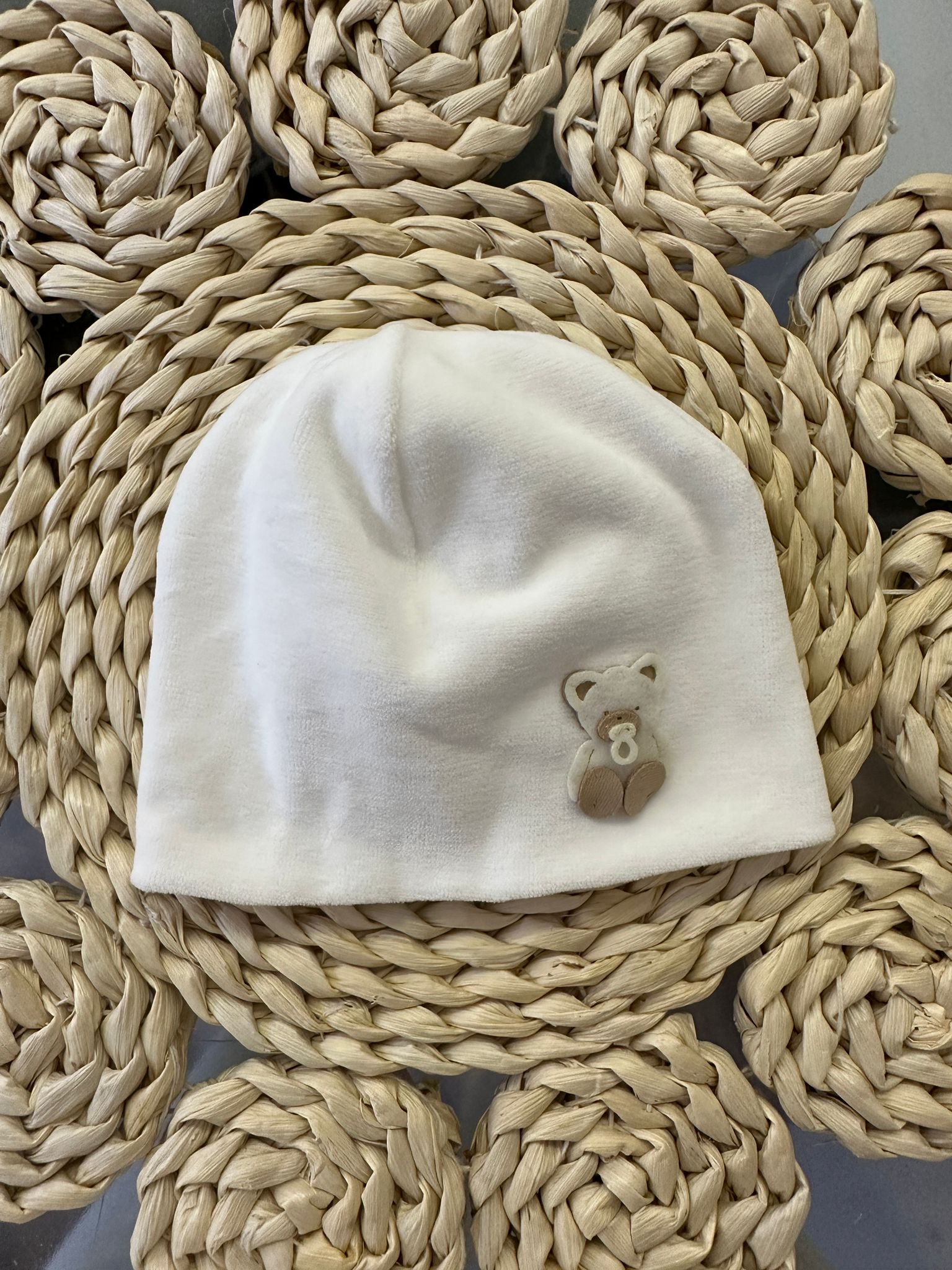 Berretto orso ciuccio Story Loris