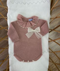 Pagliaccetto rosa con fiocco Mac Ilusion