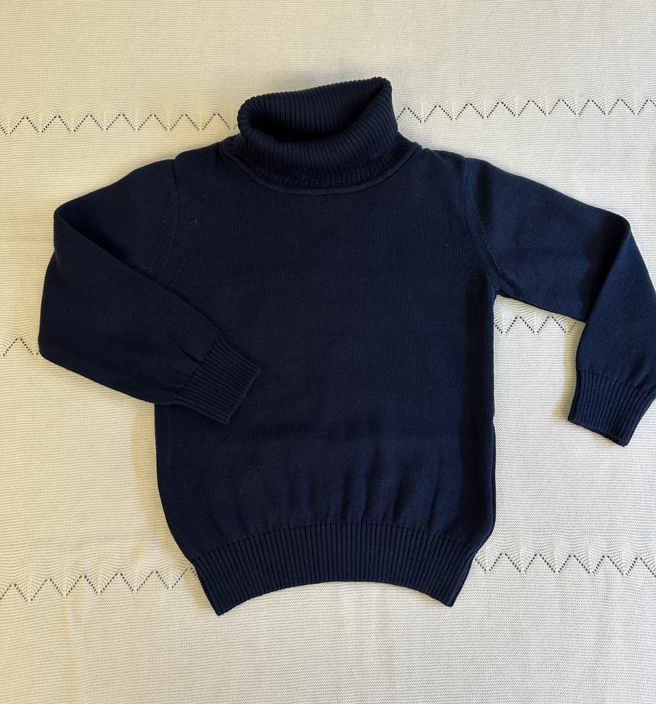 Maglioncino dolcevita blu Ambarabà