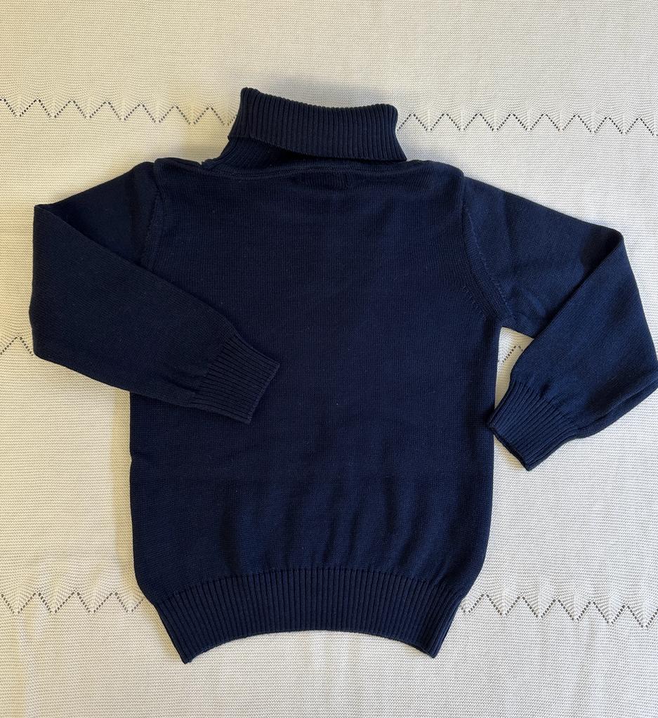 Maglioncino dolcevita blu Ambarabà - immagine 2