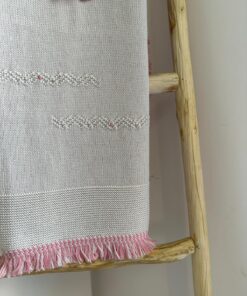 Alternative view of Copertina sfoderata beige e rosa antico Primodì