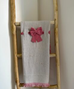 Copertina sfoderata beige e rosa antico Primodì