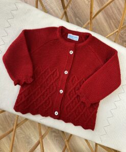 Cardigan rosso Mac Ilusion