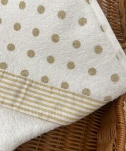 Alternative view of Triangolo bagnetto a pois con fascia a righe