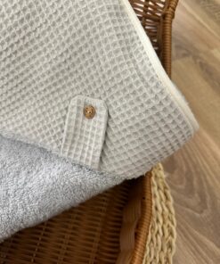 Alternative view of Triangolo bagnetto a nido d'ape grigio