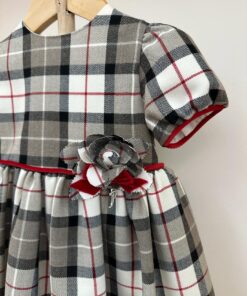 Alternative view of Abito tartan Petit