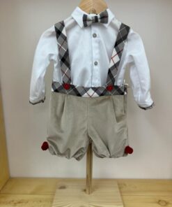 Completo 3 pezzi tartan Petit