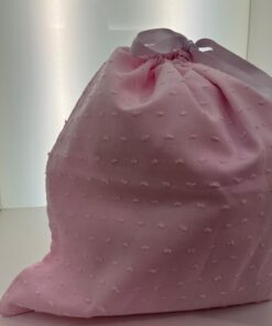 Alternative view of Sacco porta cambio plumetis rosa