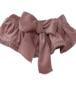 Culotte rosa in velluto Phi Clothing