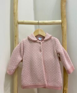 Cappottino rosa e bianco Sardon