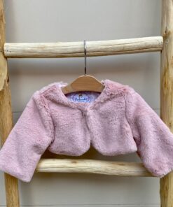 Pelliccia corta Ambarabà rosa