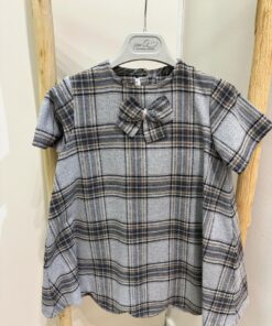 Vestito tartan grigio Per Te