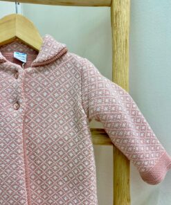 Alternative view of Cappottino rosa e bianco Sardon