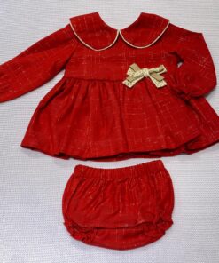 Completo 2 pezzi Mac Ilusion rosso e dorato
