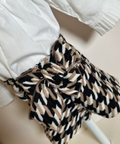 Alternative view of Short pied de poule Phi Clothing
