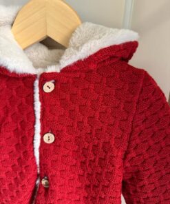 Alternative view of Cappottino rosso con pelliccia Mac Ilusion