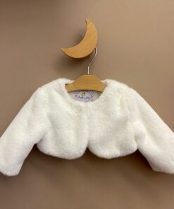 Pelliccia corta Ambarabà bianca