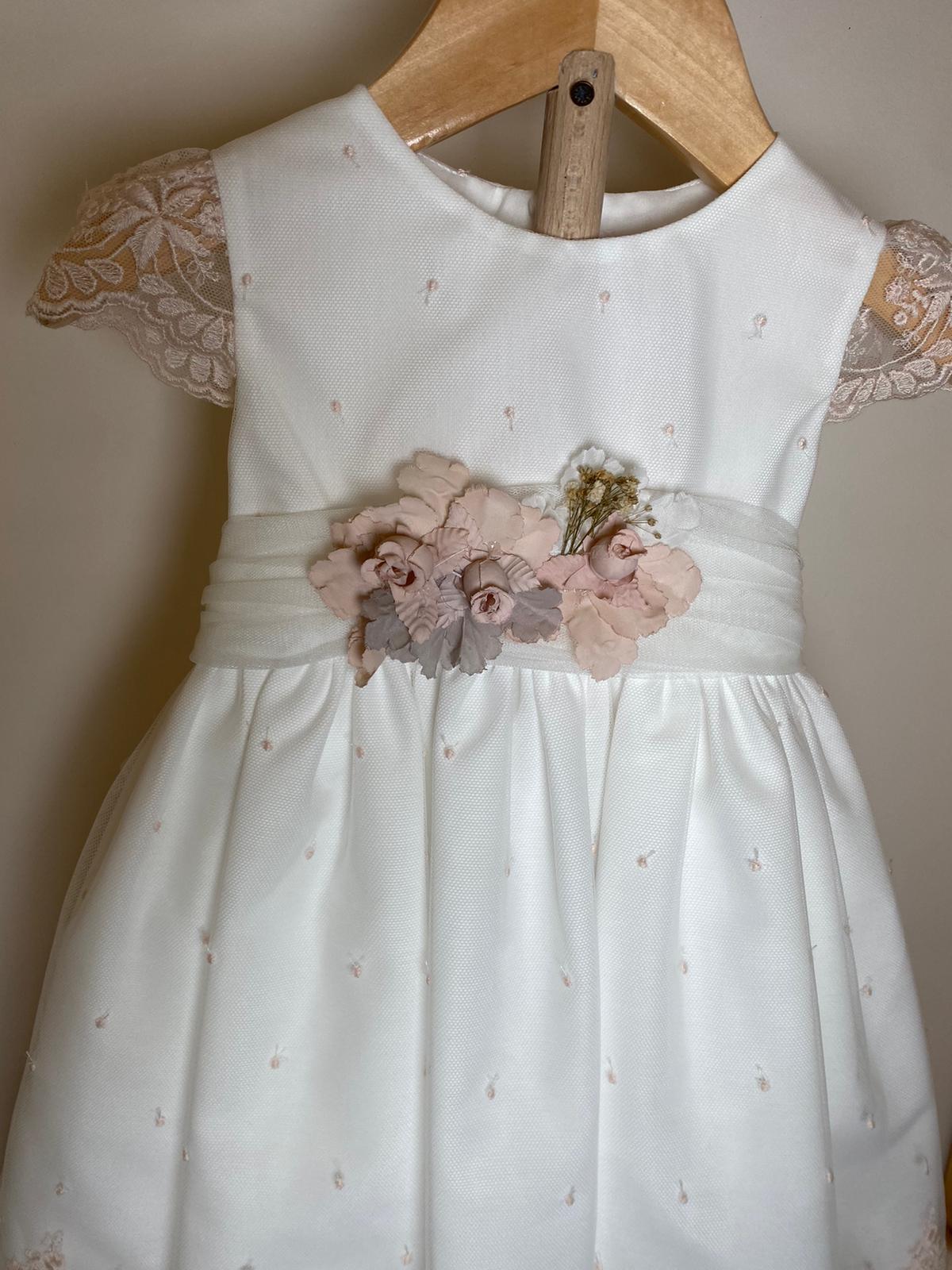 Abito pizzo rosa Mimilù - immagine 2