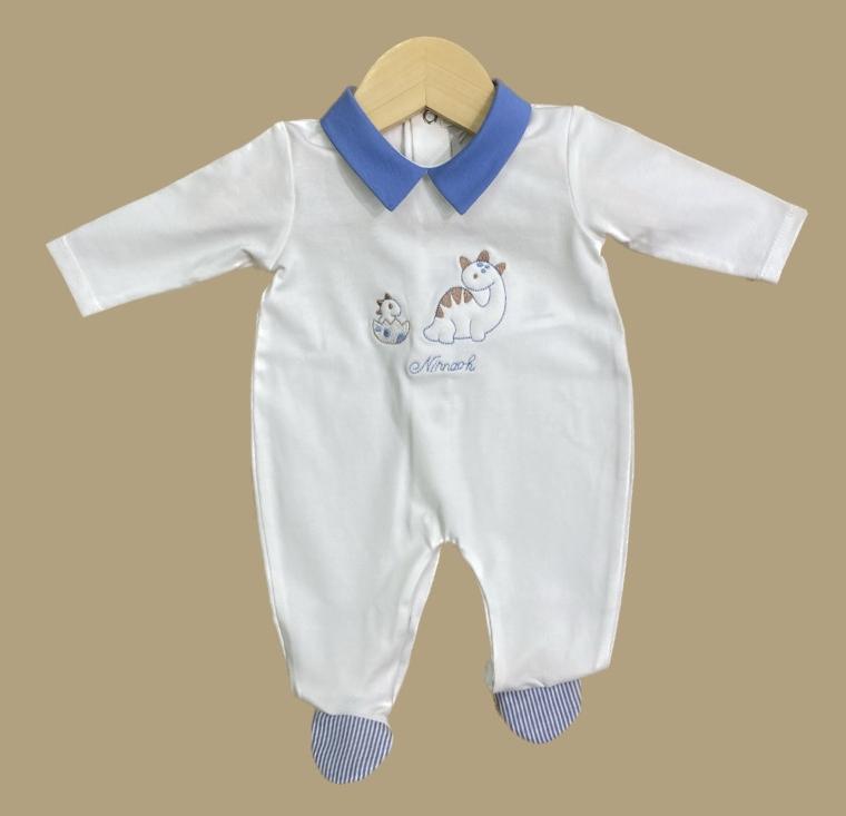 Tutina Dinosauri blu avion Ninnaoh